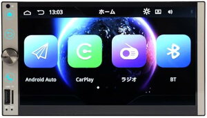 MAXWIN 2DIN �f�B�X�v���C�I�[�f�B�I �n�f�W Android Auto CarPlay �A���h���C�h HDMI FirestickTV