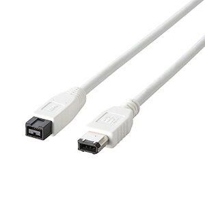 �G���R�� FireWire�P�[�u�� (IEEE1394b 9pin to 6pin) 1m IE-961WH