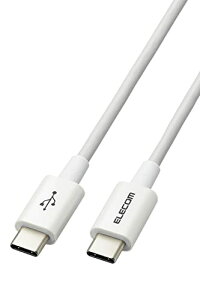 �G���R�� USB-C & USB-C �P�[�u�� 30cm 60W USB PD�Ή� �X���� �_�炩�� �f���ɋ��� USB2.0 �z���C�g �yiP