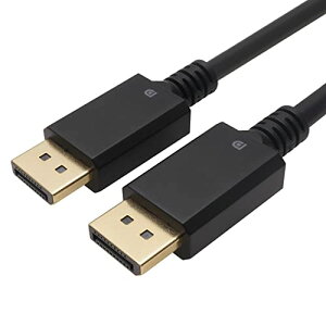 �z�[���b�N Displayport�P�[�u�� 3m 21.6Gbps 4K/60Hz 2K@165Hz 1.2�K�i DP30-699BB