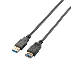 �G���R�� USB�P�[�u�� USB3.0 A-A�����^�C�v �X�^���_�[�h 1.5m �u���b�N USB3-E15BK