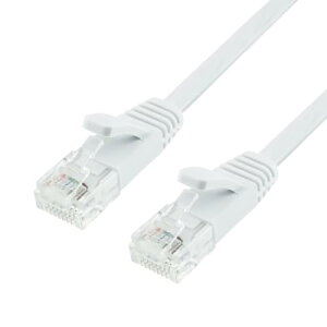 �z�[���b�N LAN�P�[�u�� UTP �J�e�S���[6A �t���b�g 5m �z���C�g LC50-038FW