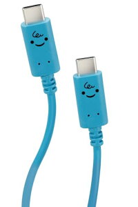 �G���R�� USB-C & USB-C �P�[�u�� 60W 20V 3A 2m USB PD�Ή� �x�C�r�[(�u���[×�u���b�N) �yiPhone 16