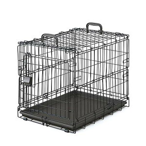 アイリスオーヤマ 犬 猫 ケージ 折りたたみ アイアンブラック 小型犬用 幅46×奥行63×高さ50cm