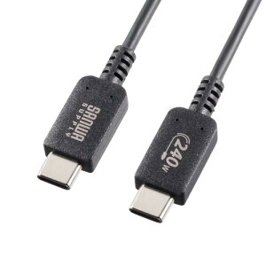 �T�����T�v���C USB2.0 Type-C PD240W�Ή� �P�[�u�� KU-CCPE10