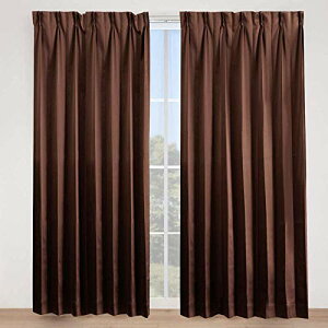 アイリスプラザ カーテン 1級遮光 丈100cm 2枚組 UVカット率85% 【節電/省エネ】断熱効果50%・保温効果30%以上 洗濯機対応 リ