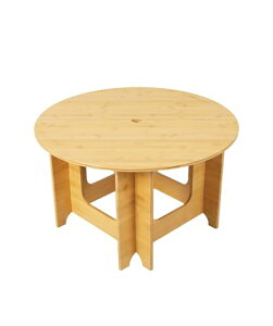 S'more(�X���A) �����|�[���Z���^�[�e�[�u��70 One Pole Center Table 70 �e�[�u�� �L�����v �A�E�g�h�A �e���g