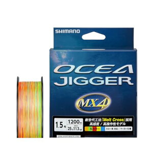 �V�}�m(SHIMANO) PE���C�� �I�V�A�W�K�[ MX4 PE PL-O14X 1200m 1.5�� (25lb) �}���`�J���[