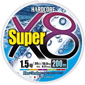 DUEL (�f���G��) PE���C�� �ނ莅 HARDCORE �X�[�p�[ X8 �y ���C�� �ނ胉�C�� �ދ� �����x �����x �z 1.5�� 200