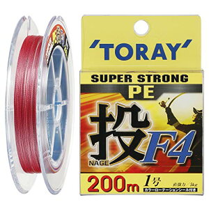 ����(TORAY) PE���C�� �X�[�p�[�X�g�����O PE �� F4 200m 1�� 5kg 4�{ 4�F