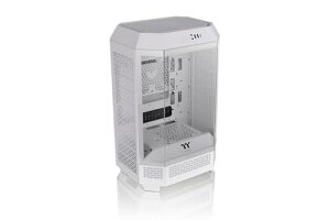 Thermaltake The Tower 300 Snow 3�ʋ����K���X�p�l���̗p ���p���X�^�C�� �}�C�N���^���[ Micro-ATX PC