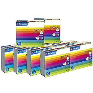 Verbatim �o�[�x�C�^�� 1��L�^�p DVD-R 4.7GB 100��(10Px10��) �z���C�g�v�����^�u�� 1-16�{�� �Ж�1�w D
