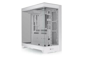Thermaltake CTE E550 TG Snow �f���A���`�����o�[�݌v �~�h���^���[�^ ATX PC�P�[�X �z���C�g CA-1Z8-0