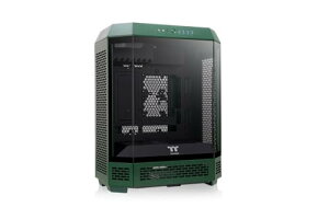 Thermaltake The Tower 600 Racing Green 3�ʋ����K���X�p�l���̗p ���p���X�^�C�� �~�h���^���[ ATX P