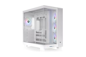 Thermaltake View 380 XL TG ARGB Snow 120mm ARGB�t�@�� 4��� �s���[���X �~�h���^���[ ATX