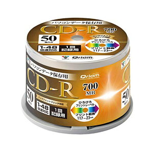 �R�P �L�����I�� CD-R �f�[�^�p 50���X�s���h�� 48�{�� 700MB QCDR-D50SP