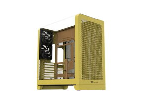 Thermaltake View 390 Air Butter Caramel 120mm�t�@�� 2��� �p�ȋ����K���X �~�h���^���[ ATX