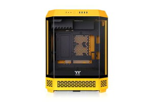 Thermaltake The Tower 600 Bumblebee 3�ʋ����K���X�p�l���̗p ���p���X�^�C�� �~�h���^���[ ATX PC�P�[