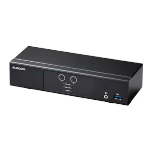 �G���R�� �p�\�R���ؑ֊� KVM�X�C�b�` HDMI 2�|�[�g PC2��ؑ� 4K60Hz �G�~�����[�V�����@�\���� KVM-NHUS2