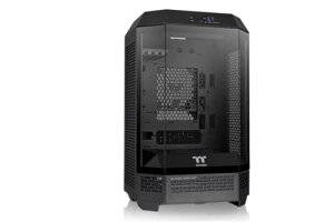 Thermaltake The Tower 300 Black 3�ʋ����K���X�p�l���̗p ���p���X�^�C�� �}�C�N���^���[ Micro-ATX P