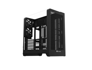 Thermaltake View 390 Air Black 120mm�t�@�� 2��� �p�ȋ����K���X �~�h���^���[ ATX PC�P�[�X CA