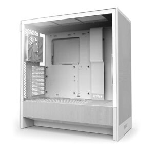 NZXT H5 Flow v2 White 120mm�t�@�� 2��� �~�h���^���[ ATX PC�P�[�X �z���C�g CC-H52FW-01 CS