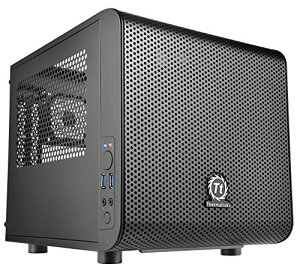 Thermaltake Core V1 Mini-ITX�Ή��L���[�uPC�P�[�X CS4872 CA-1B8-00S1WN-00