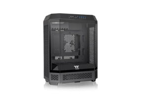 Thermaltake The Tower 600 Black 3�ʋ����K���X�p�l���̗p ���p���X�^�C�� �~�h���^���[ ATX PC�P�[�X CA