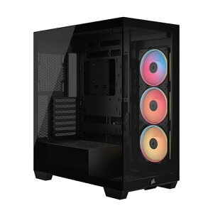 CORSAIR 3500X LX-R RGB iCUE LINK�~�h���^���[PC�P�[�X ? 3��̕W������LX120-R RGB���o�[�X�t�@����
