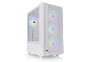 Thermaltake S200 TG ARGB Plus Snow Edition �~�h���^���[ ATX PC�P�[�X �z���C�g CA-1X2-