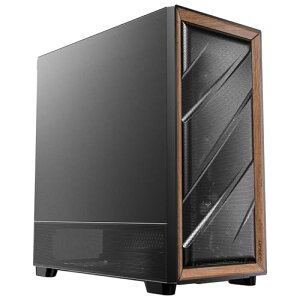 ANTEC FLUX�V���[�Y FLUX SE �z���f�ނƖ{���̖؍ނ��g�p�����É��^�C�v�̃~�h���^���[PC�P�[�X
