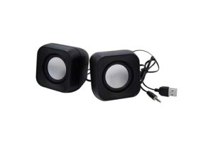 Lazos ���\�X USB�X�s�[�J�[ �u���b�N L-SK-B