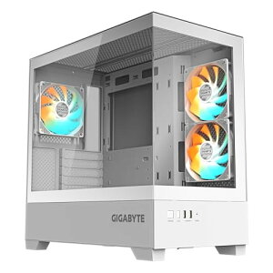 GIGABYTE C201 PANORAMIC ICE Micro-ATX �~�h���^���^PC�P�[�X �z���C�g C201PI CS9312