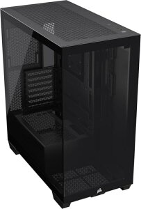 CORSAIR 3500X Tempered Glass �~�h���^���[PC�P�[�X �u���b�N CC-9011276-WW