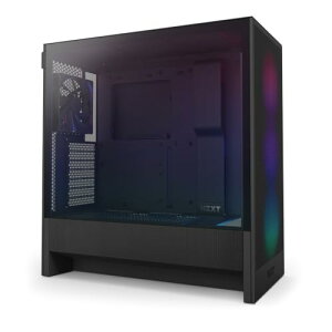 NZXT H5 Flow RGB v2 Black 360mm RGB�V���O���t���[���t�@������ �~�h���^���[ ATX PC�P�[�X �u���b�N C