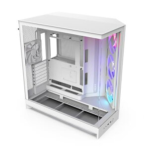 NZXT H9 Flow RGB (2025) �f���A���`�����o�[ RGB�t�@������ �~�h���^���[�^PC�P�[�X �z���C�g CM-H92FW-R1