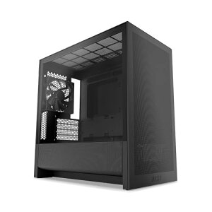 NZXT H3 Flow Micro-ATX �~�h���^���[�^PC�P�[�X �u���b�N CC-H31FB-01 CS9296