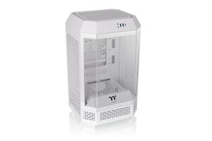 Thermaltake The Tower 250 Snow 3�ʋ����K���X�p�l���̗p ���p���X�^�C�� �~�j�^���[ Mini-ITX PC�P�[�X
