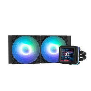 ZALMAN ALPHA2 DS A24 Black 2.73�C���` IPS�t���f�B�X�v���C���� 240mm �ȈՐ���CPU�N�[���[ �u���b�N