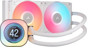 CORSAIR iCUE LINK TITAN 240���W�G�[�^�[ RX ARGB�P�[�X�t�@���t�� LCD�X�N���[���t ���⎮CPU�N�[���[ �z