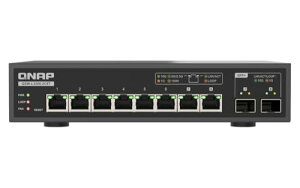 QNAP(�L���[�i�b�v) 8 �̃t��10GbE�}���`�M�K�t�@�C�o�[�|�[�g����������C�g�}�l�[�W�h�X�C�b�` QSW-L3208-2C6T