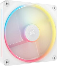 CORSAIR iCUE LINK LX140-R RGB 拡張キット 140mm PWM PCケースファン デュアルライトループ シングルパッ