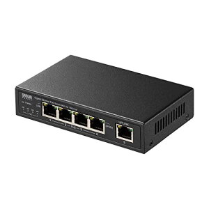 �T�����T�v���C �X�C�b�`���O�n�u �M�K�r�b�g�Ή� PoE+ 5�|�[�g 4�|�[�g���d IEEE802.3at 1�|�[�g�ő�30W ���v60W ����