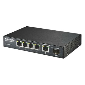 IODATA 5�|�[�g 10G�Ή� SFP+���� 2.5Gbps �X�C�b�`���O�n�u �}���`�M�K�|�[�g ���[�v���m �h�~ (2.5GBASE-T/
