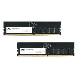 AGI DDR4-3200MHz (PC4-25600) 16GB 8GBx2 UDIMM 22-22-22-52 1.2V AGI320008