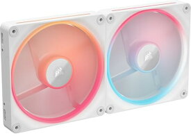 CORSAIR iCUE LINK LX140-R RGB スターターキット 140mm PWM PCケースファン デュアルライトループ デュア