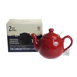 LONDON POTTERY(�����h���|�^���[) �t�@�[���n�E�X �e�B�[�|�b�g 2�J�b�v�p ���b�h 580061