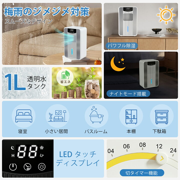 楽天市場】＼期間限定300円OFF／除湿機 大容量 1.5L ペルチェ式 強力 