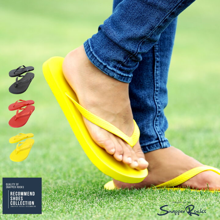 楽天市場 ビーチサンダル ビーチサンダル メンズ ビーサン サンダル ビーチ サーフ シューズ 靴 海 川 カジュアル Snapper Rocks スナッパーロックス