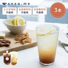 【ポイント20倍】【3本入り】【ノンカフェイン】クラフトジンジャーエール シロップ スナックミー 3本入 原液 割り材 希釈用 天然スパイス 人工甘味料不使用 無添加 辛口